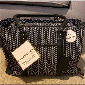 Banana fish diaper bag